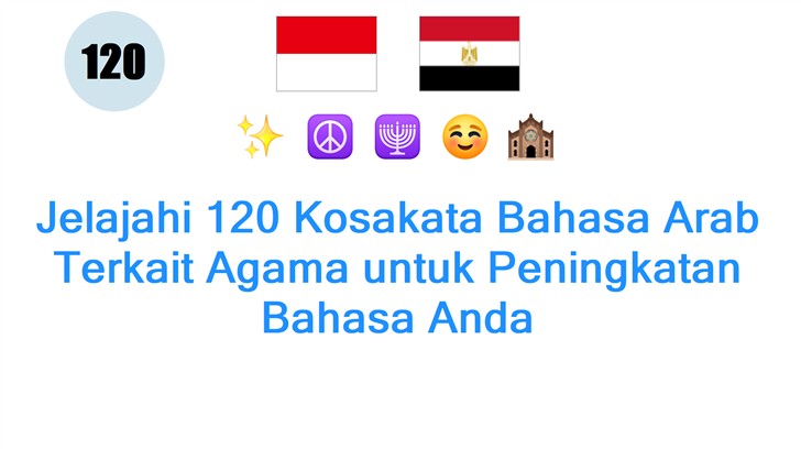 Jelajahi 120 Kosakata Bahasa Arab Terkait Agama untuk Peningkatan Bahasa Anda